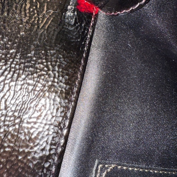 YSL -Vintage patent leather clutch - black - authentic - Picture 14 of 15